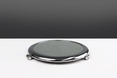Chrome and mirror Art Deco Serving Tray, Belgium 1930s