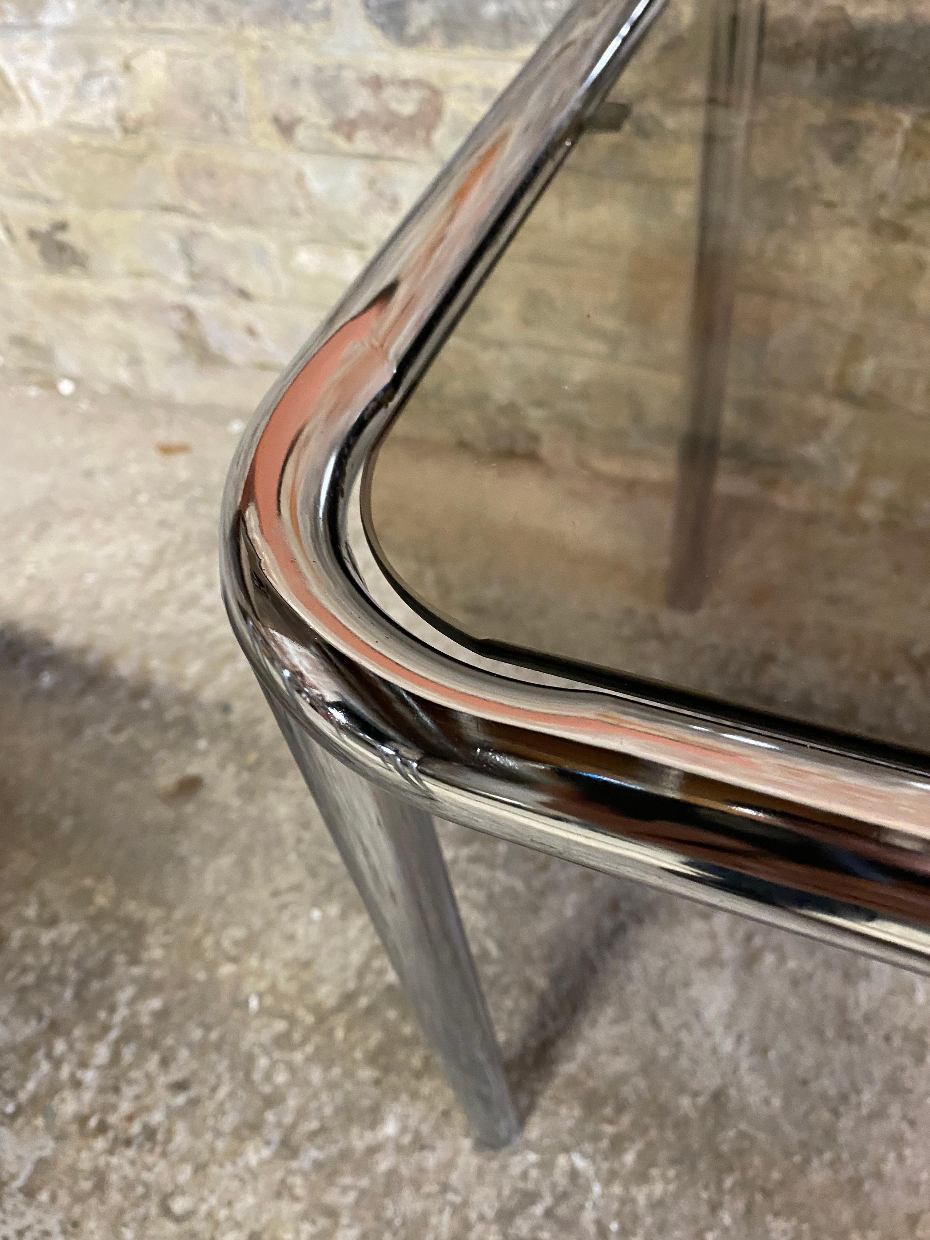 Chrome and Glass Nesting Tables by Arthur Umanoff for The Ansley Collection 5