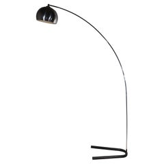Chrome and Steel Arc Floor Lamp Ca. 1960/1970's