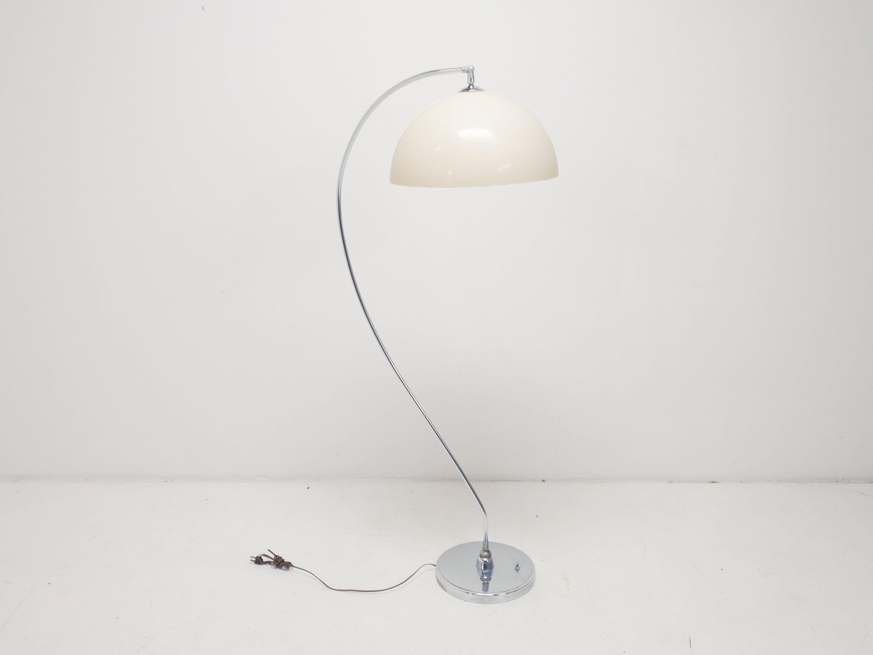 Mid-Century Modern Chrome Arc Lamp, 1970s