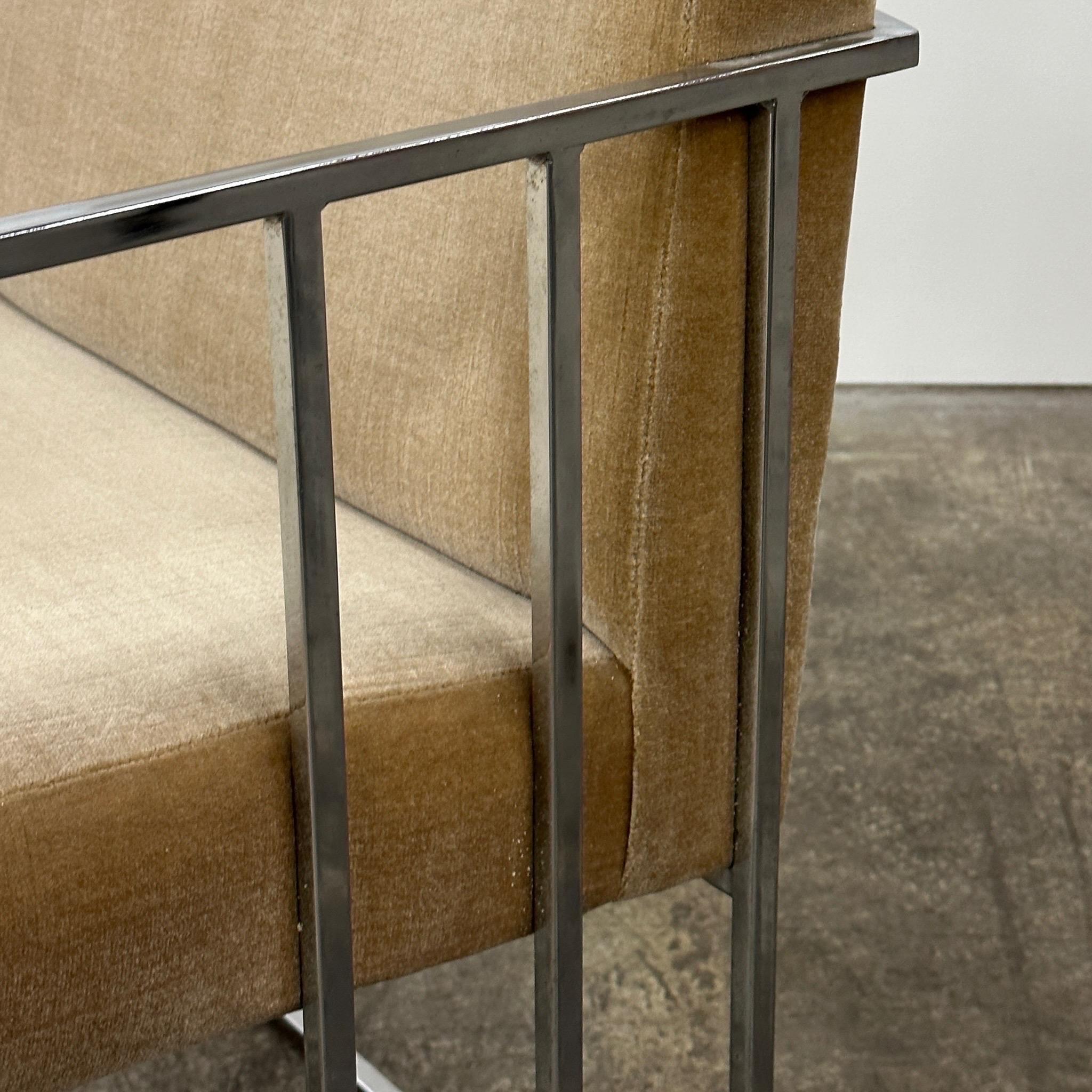 Mid-Century Modern Fauteuil chromé Adrian Pearsall pour Comfort Designs en vente