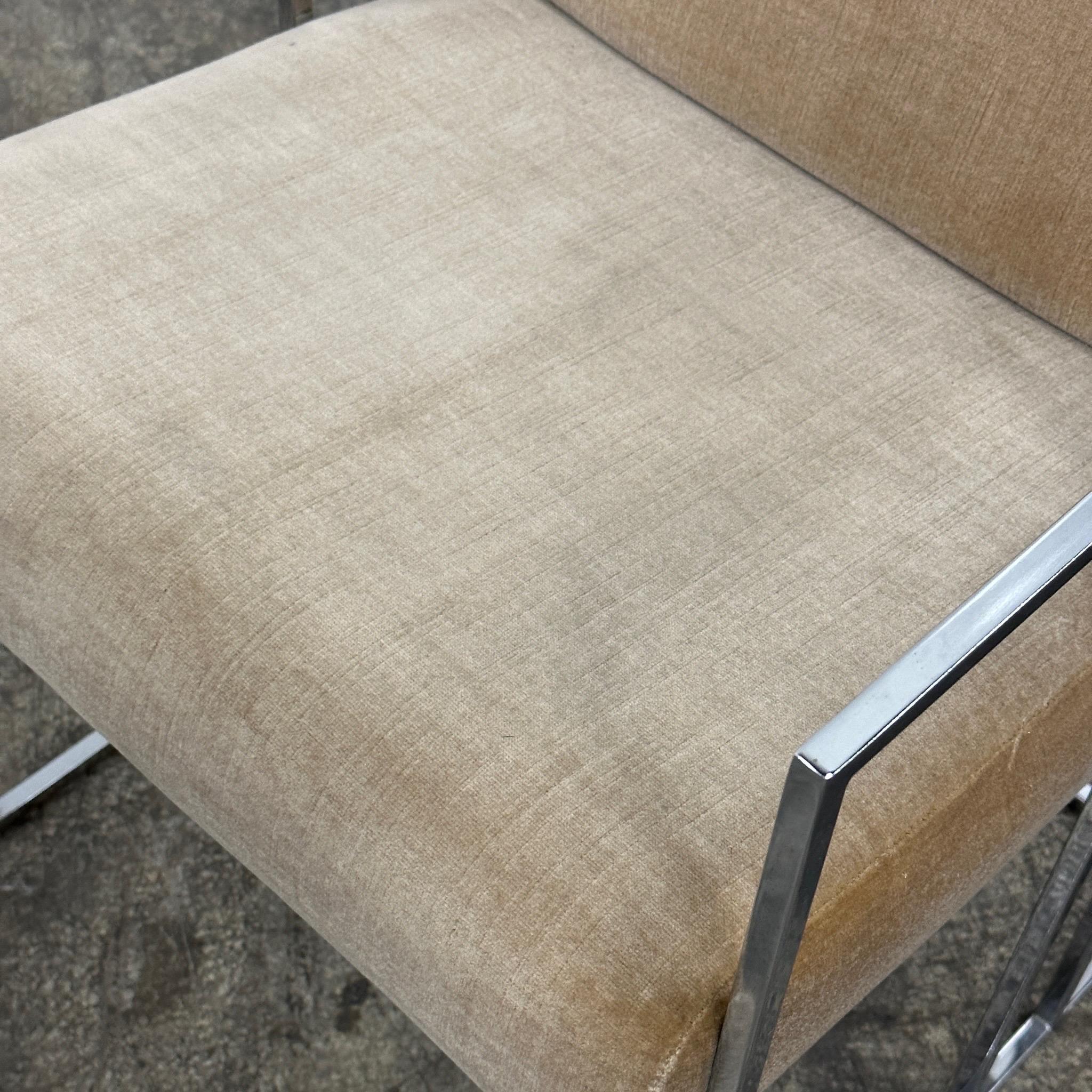 Verchromter Sessel von Adrian Pearsall für Comfort Designs im Zustand „Gut“ im Angebot in Chicago, IL