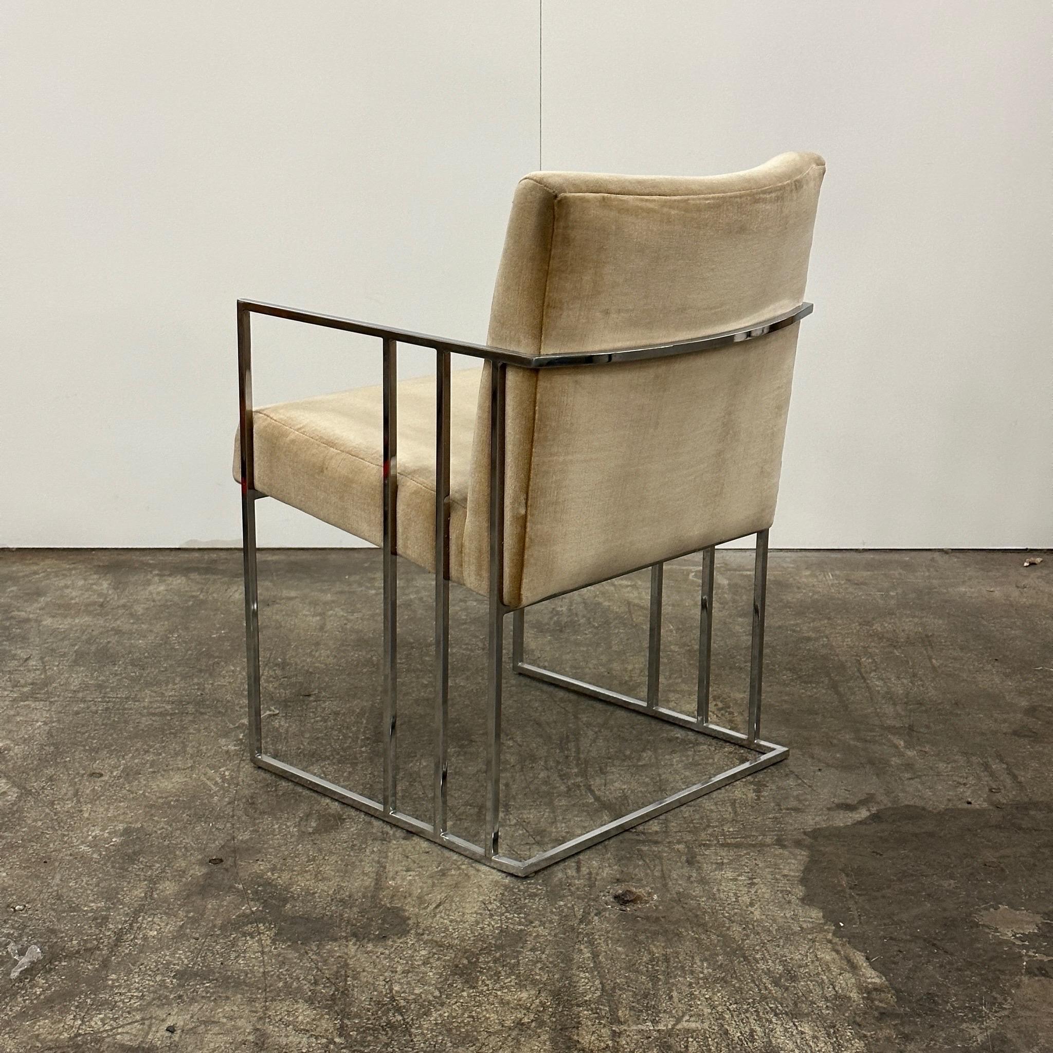 Verchromter Sessel von Adrian Pearsall für Comfort Designs (Polster) im Angebot