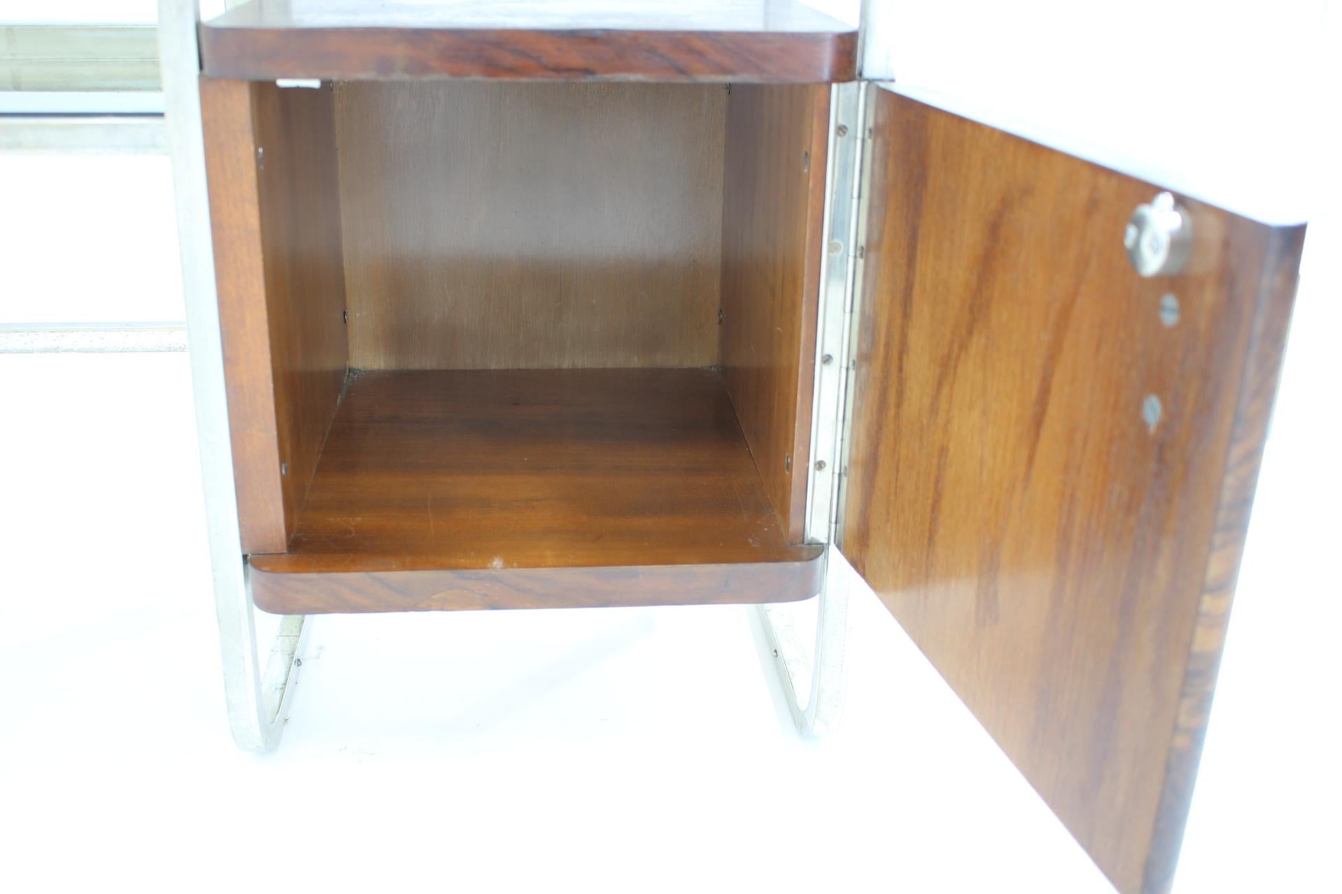 Chrome Art Deco Bauhaus Dressing Table, 1930s For Sale 1