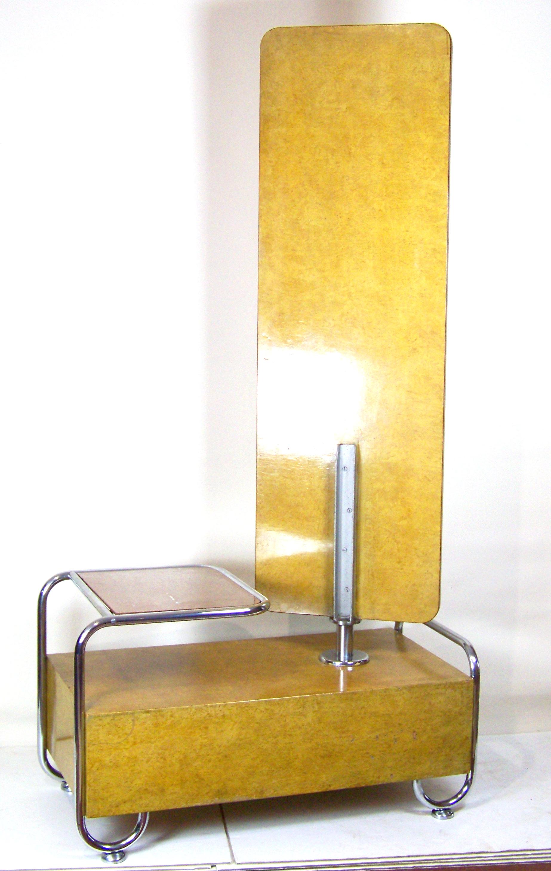 Chrome Art Deco Bauhaus Dressing Table, 1940s 2