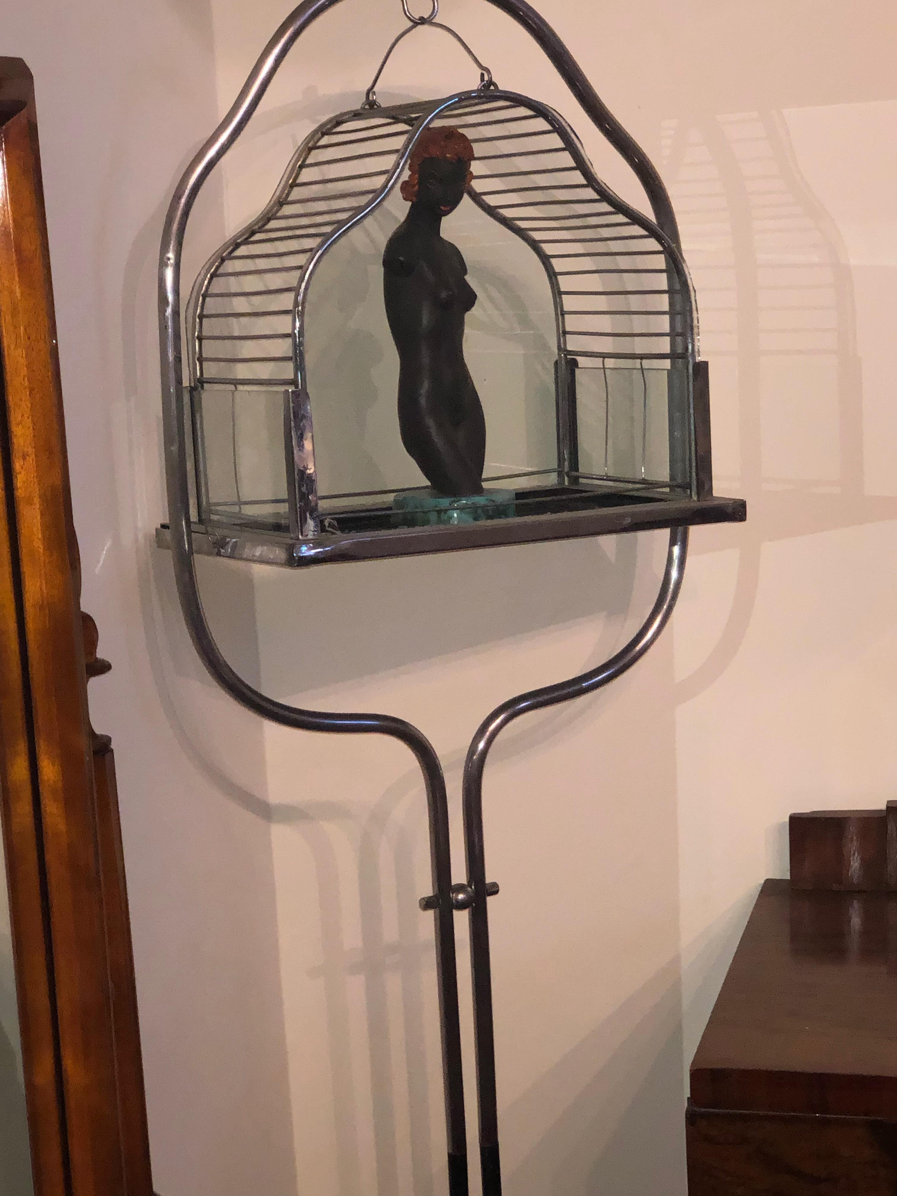 chrome bird cage