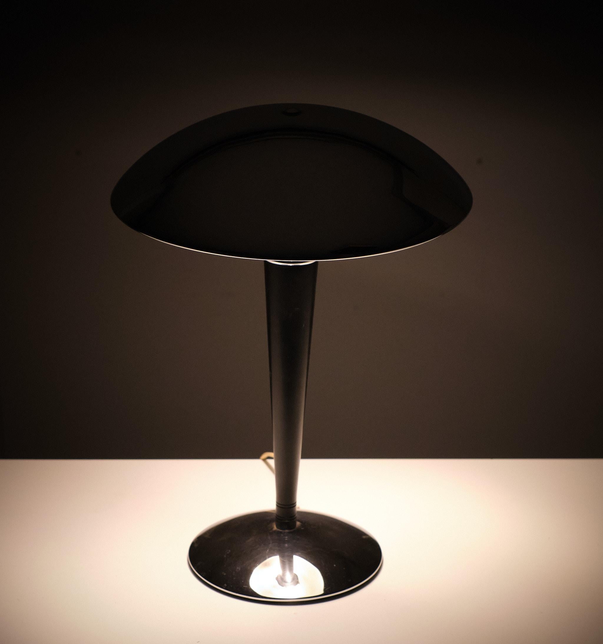 Fin du 20e siècle Dakapo chromé Art Déco  lampe de table Ikea 1980  en vente