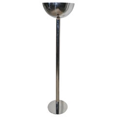 Chrome Art Deco Revival Hollywood Regency Torchiere AM2Z by Albini by NEMO