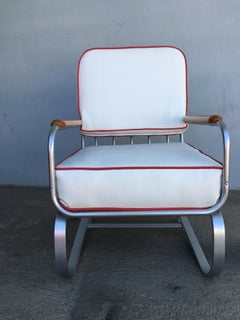 Chrome Art Deco Springer Rocking Chair