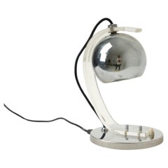 Chrome Ball Guzzini Meblo Table Lamp 1970s