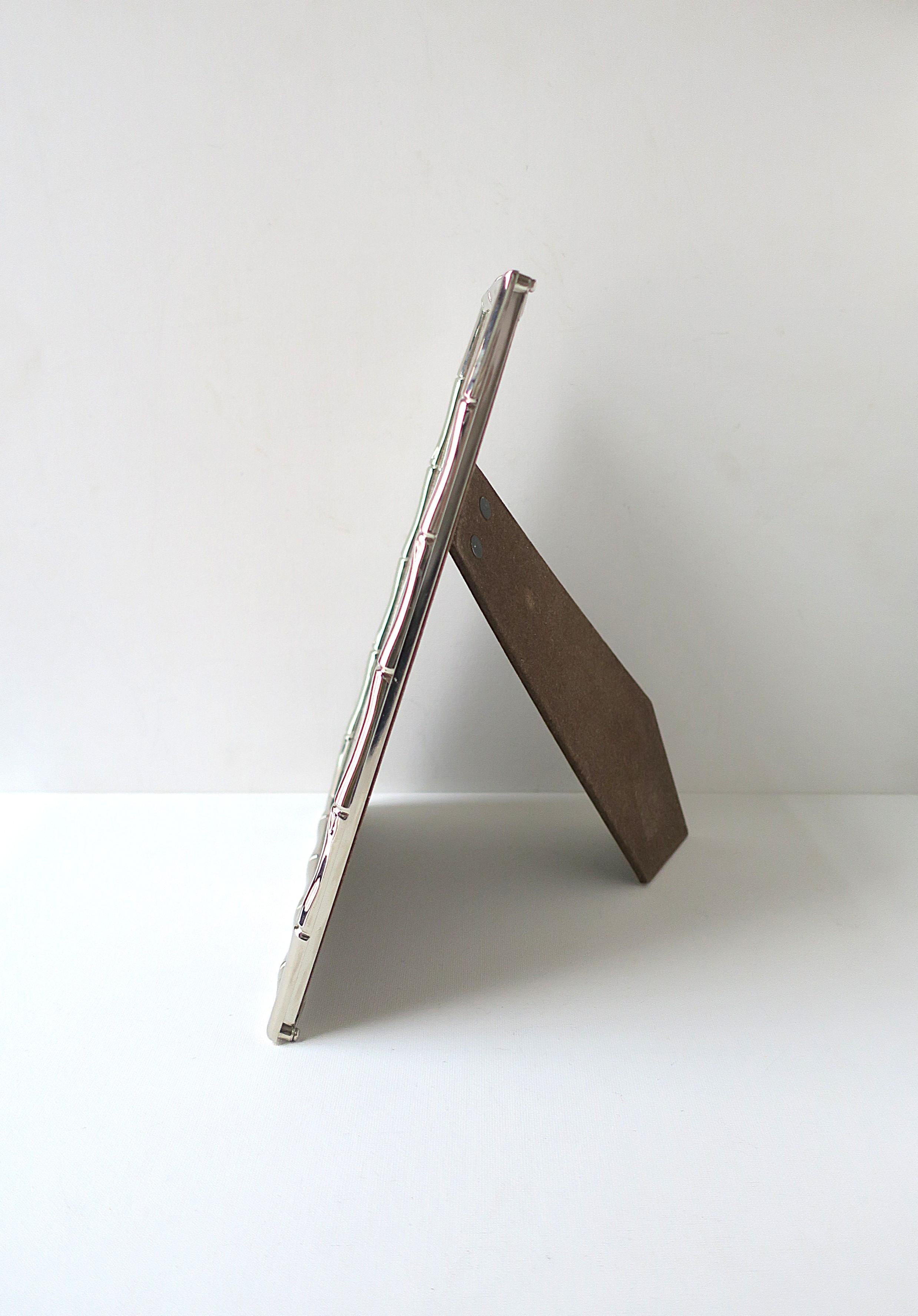 Chrome Bamboo Picture Frame For Sale 6