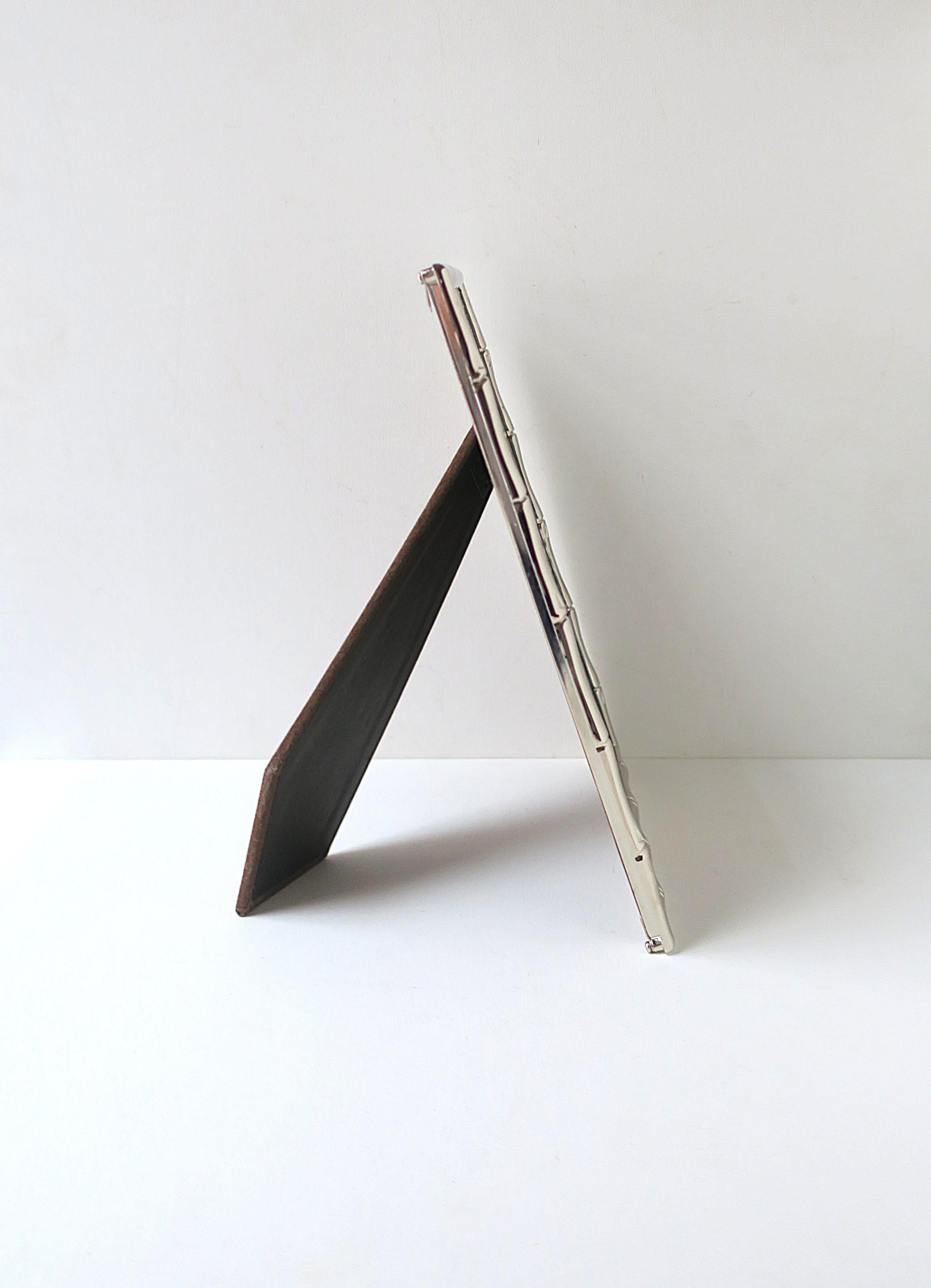 Chrome Bamboo Picture Frame For Sale 7