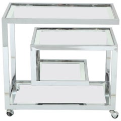 Chrome Bar Cart, circa 1960