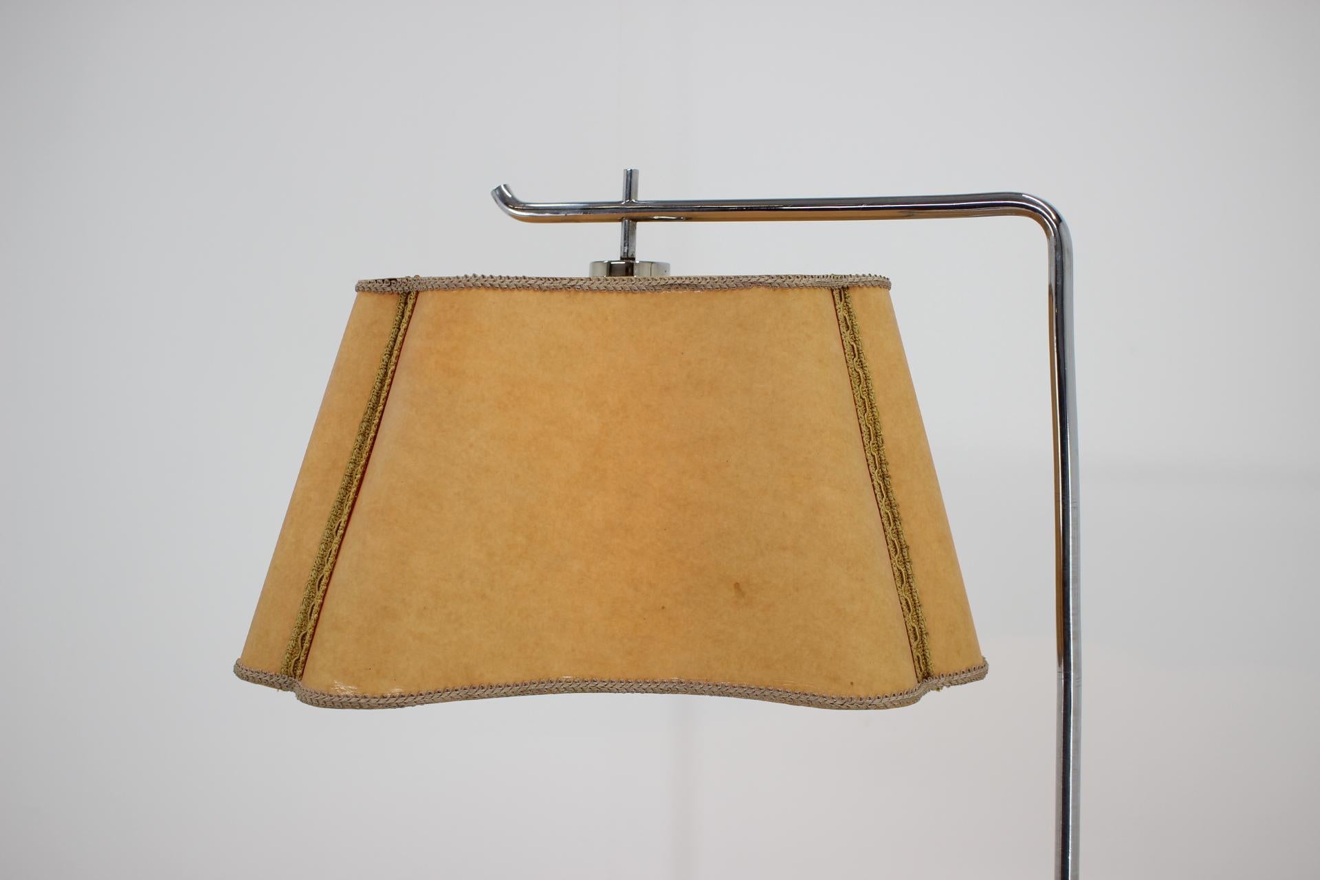 German Chrome Bauhaus Floor Lamp, 1930 For Sale