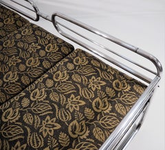 Chrome Bauhaus Sofa, 1930s, Attribute to Hynek Gottwald, Bohemia