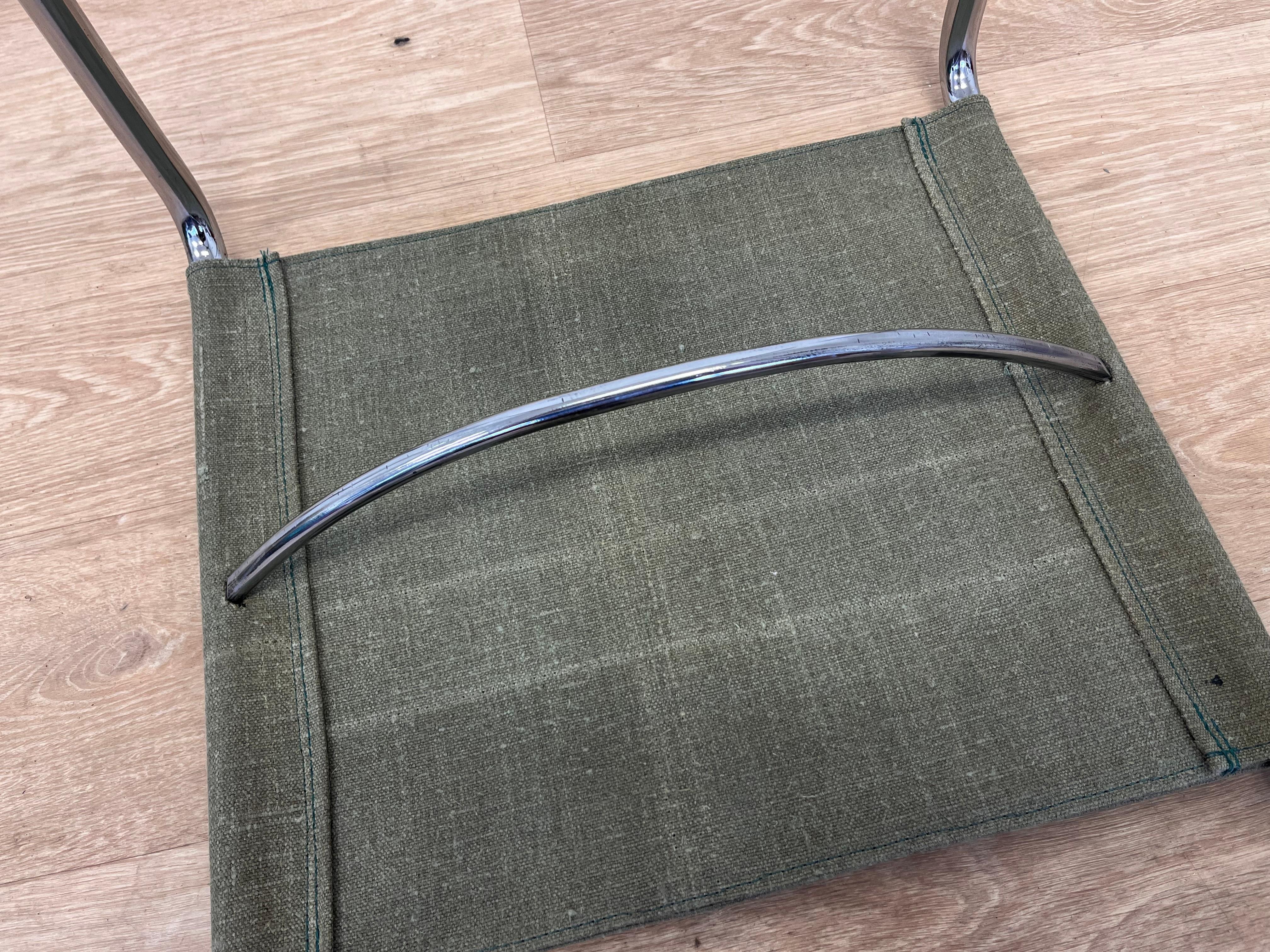Chrome Bauhaus Stool Thonet B8 by Marcel Breuer, 1930 For Sale 2