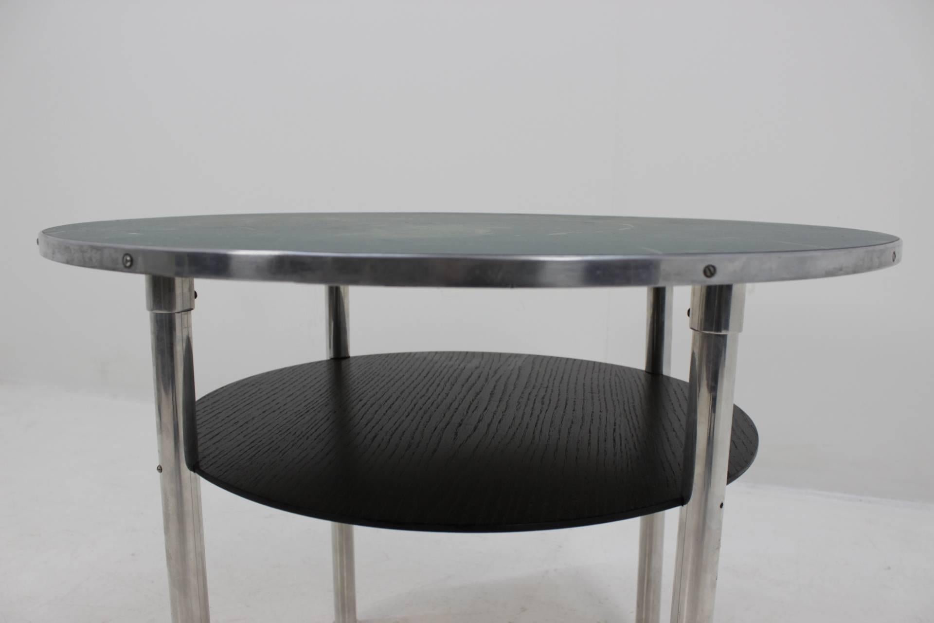 Mid-20th Century Chrome Bauhaus Table, Functionalism For Sale