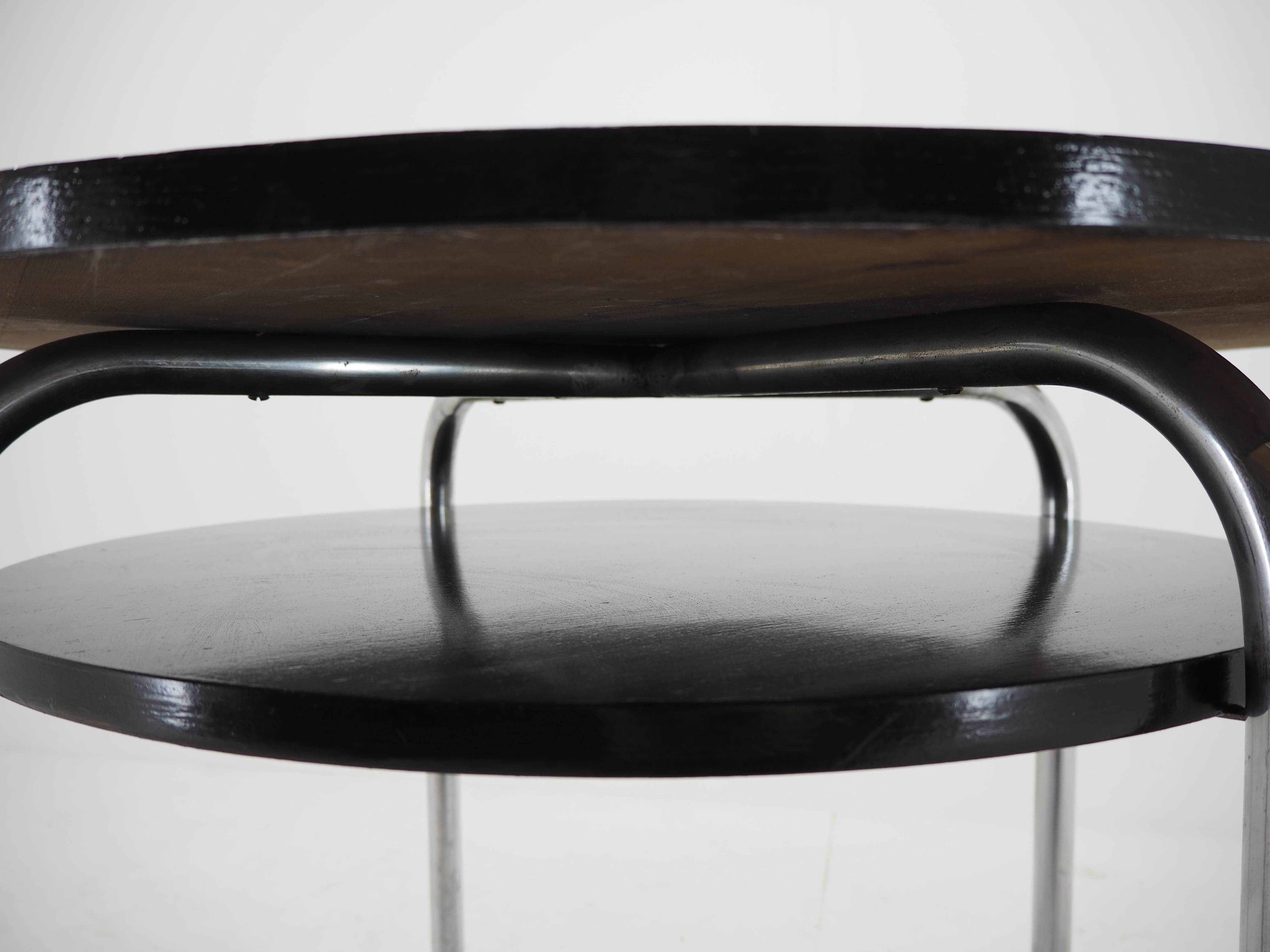Chrome Bauhaus Table, Functionalism, 1920s In Good Condition In Praha, CZ