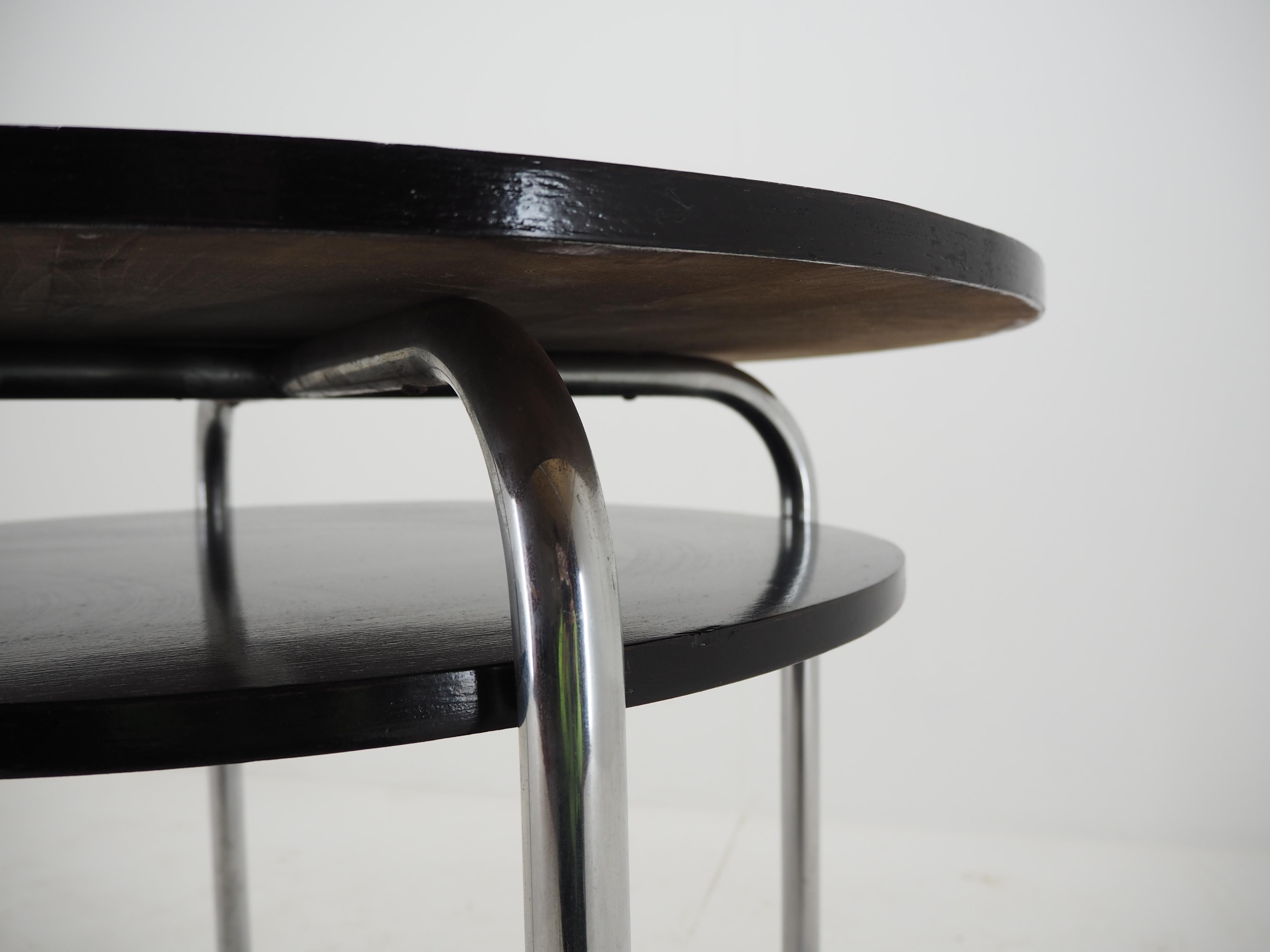 Early 20th Century Chrome Bauhaus Table, Functionalism, 1920s