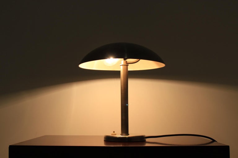 Chrome Bauhaus Table Lamp, 1930s at 1stDibs