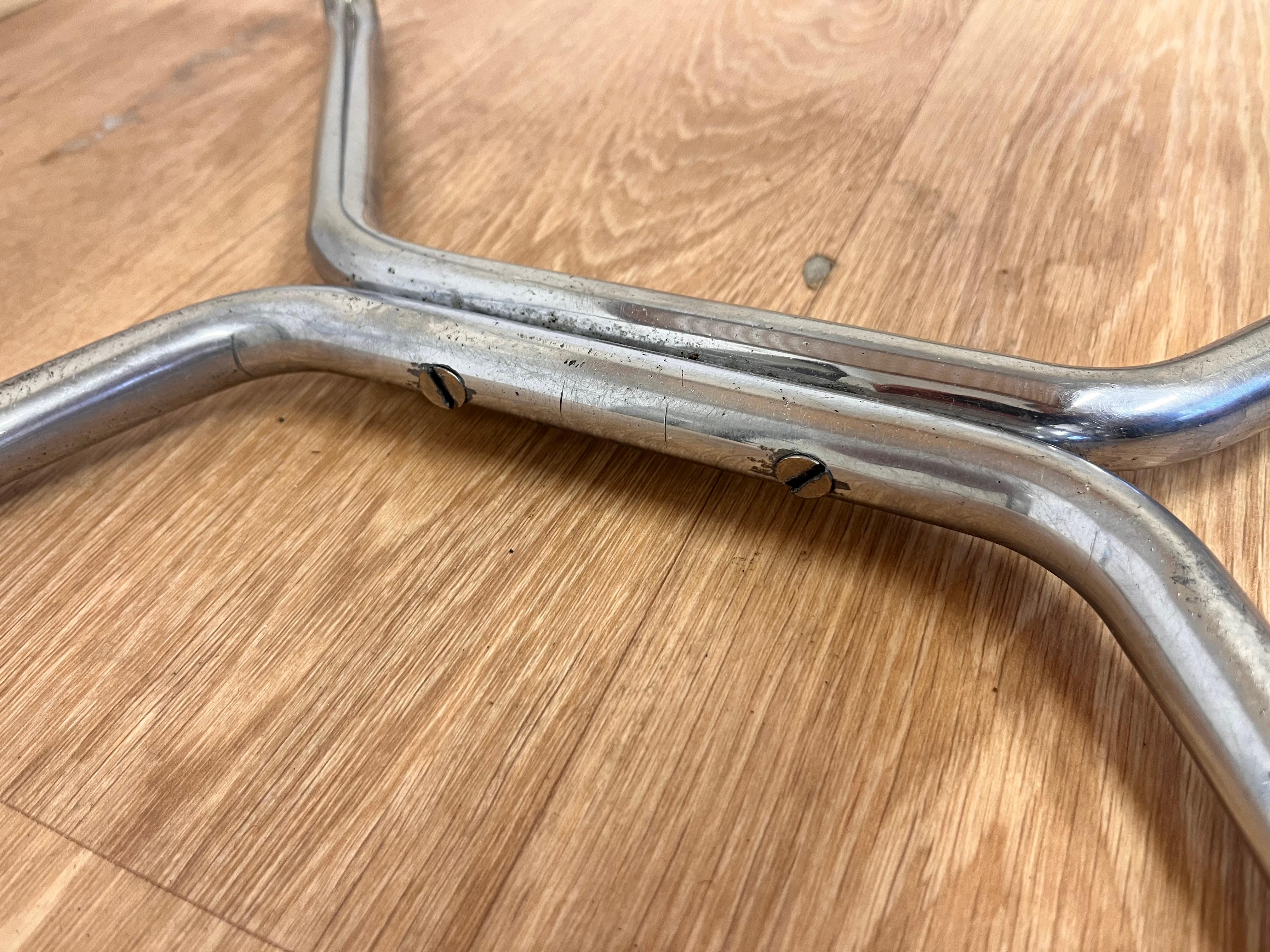 German Chrome Bauhaus wicker Stool b 56 by Marcel Breuer, 1930s For Sale