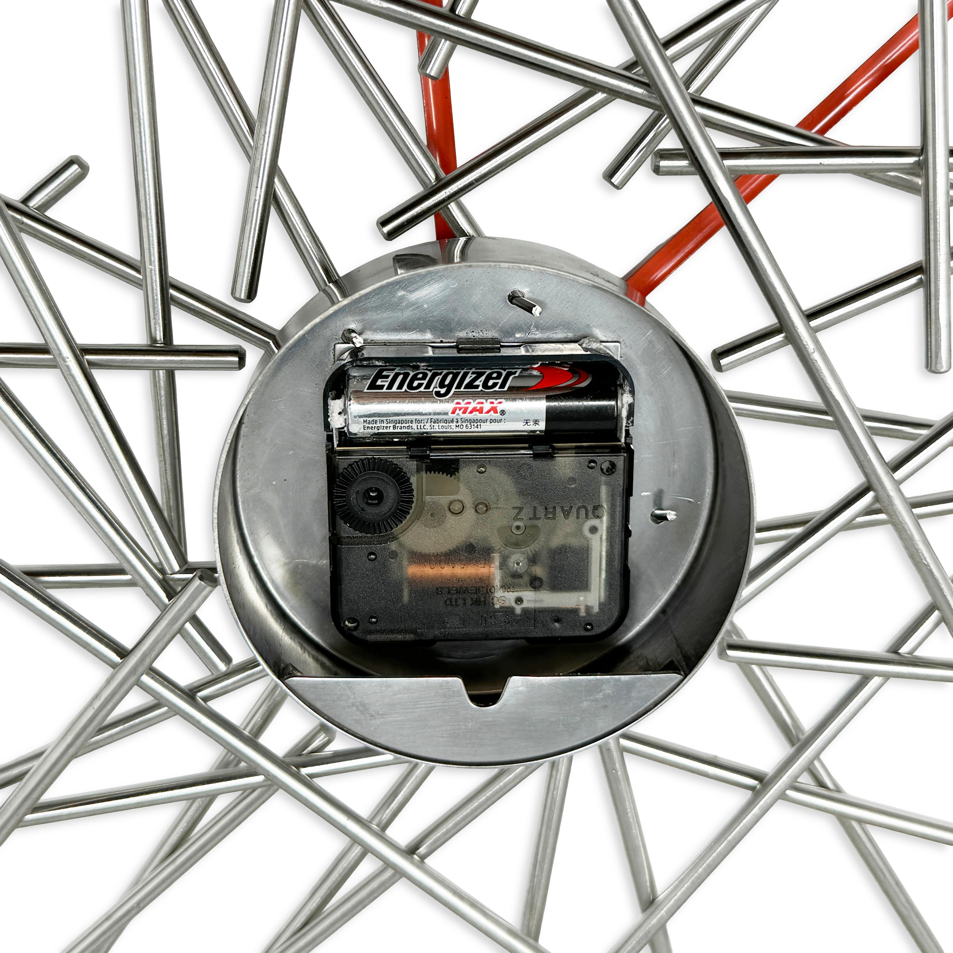 20th Century Chrome “Blow Up” Wall Clock by Fernando and Humberto Campana for Alessi For Sale
