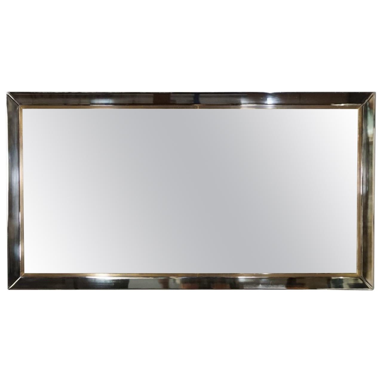 Chrome Brass And Bronze Colored Mirror By BC Design 