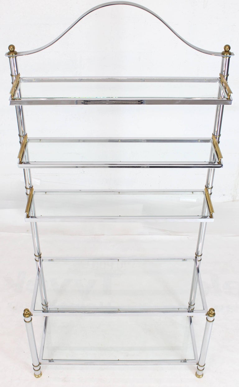 Mid century modern bakers rack hot sale