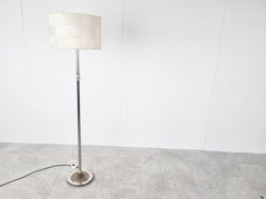 Chrome Brutalist Floor Lamp, 1970s