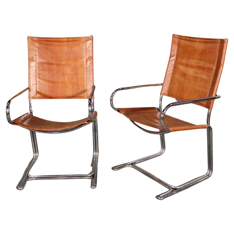 Leather Sling Chairs 492 For Sale on 1stDibs vintage leather