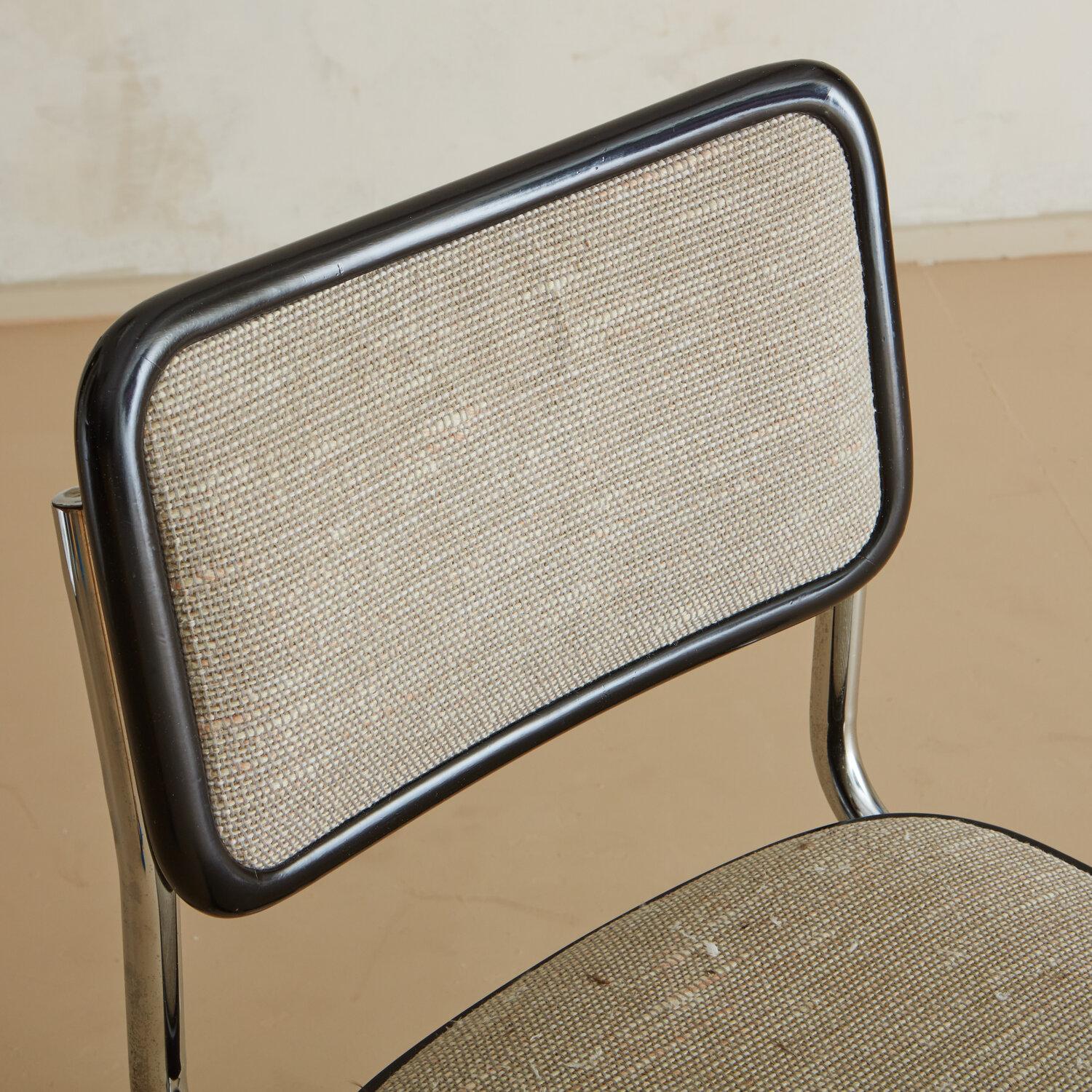 Chrome Cantilevered Desk Chair in the Style of Marcel Breuer 1