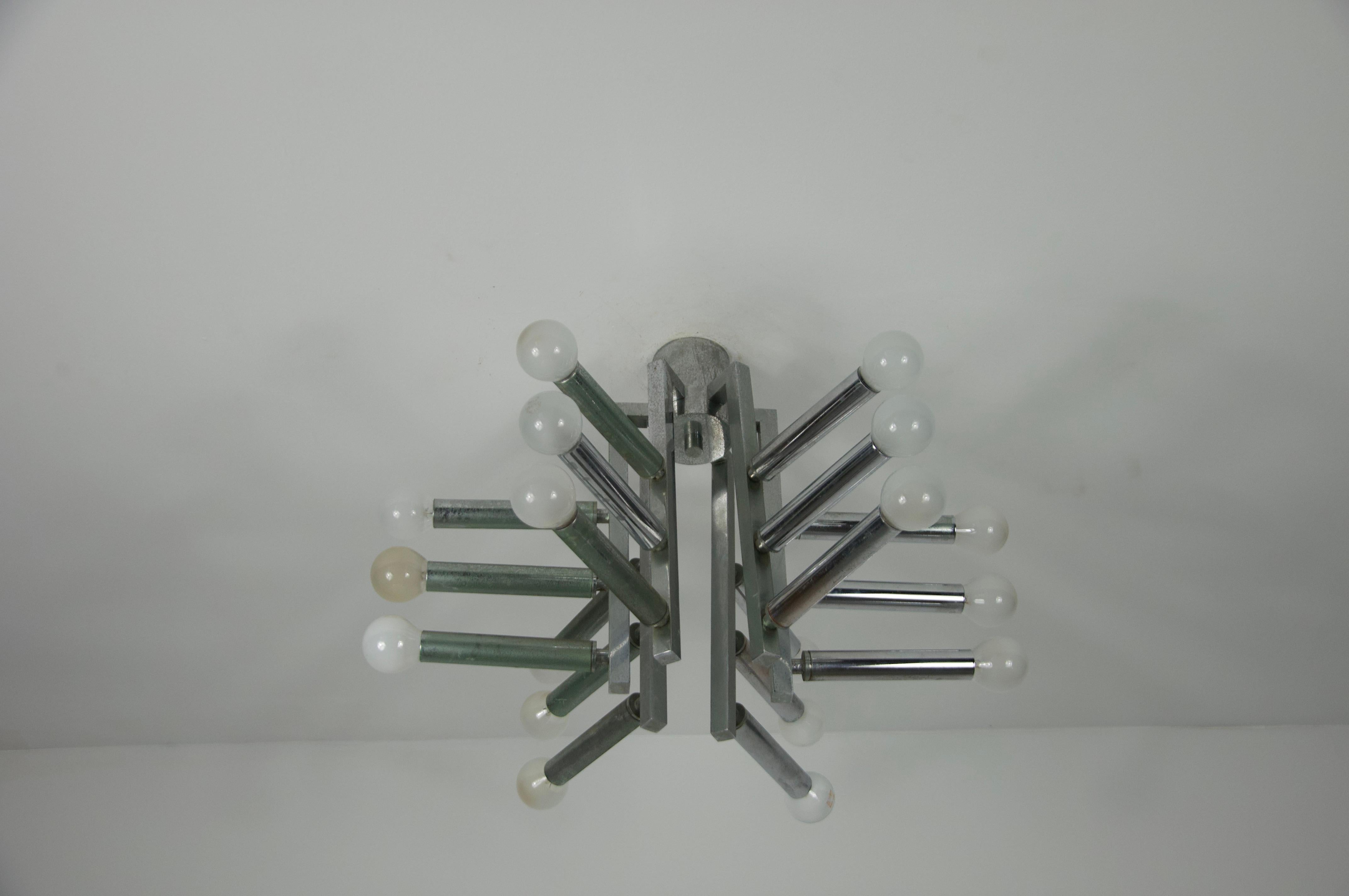 Lámpara de techo cromada by Cosack, 1970s finales del siglo XX en venta