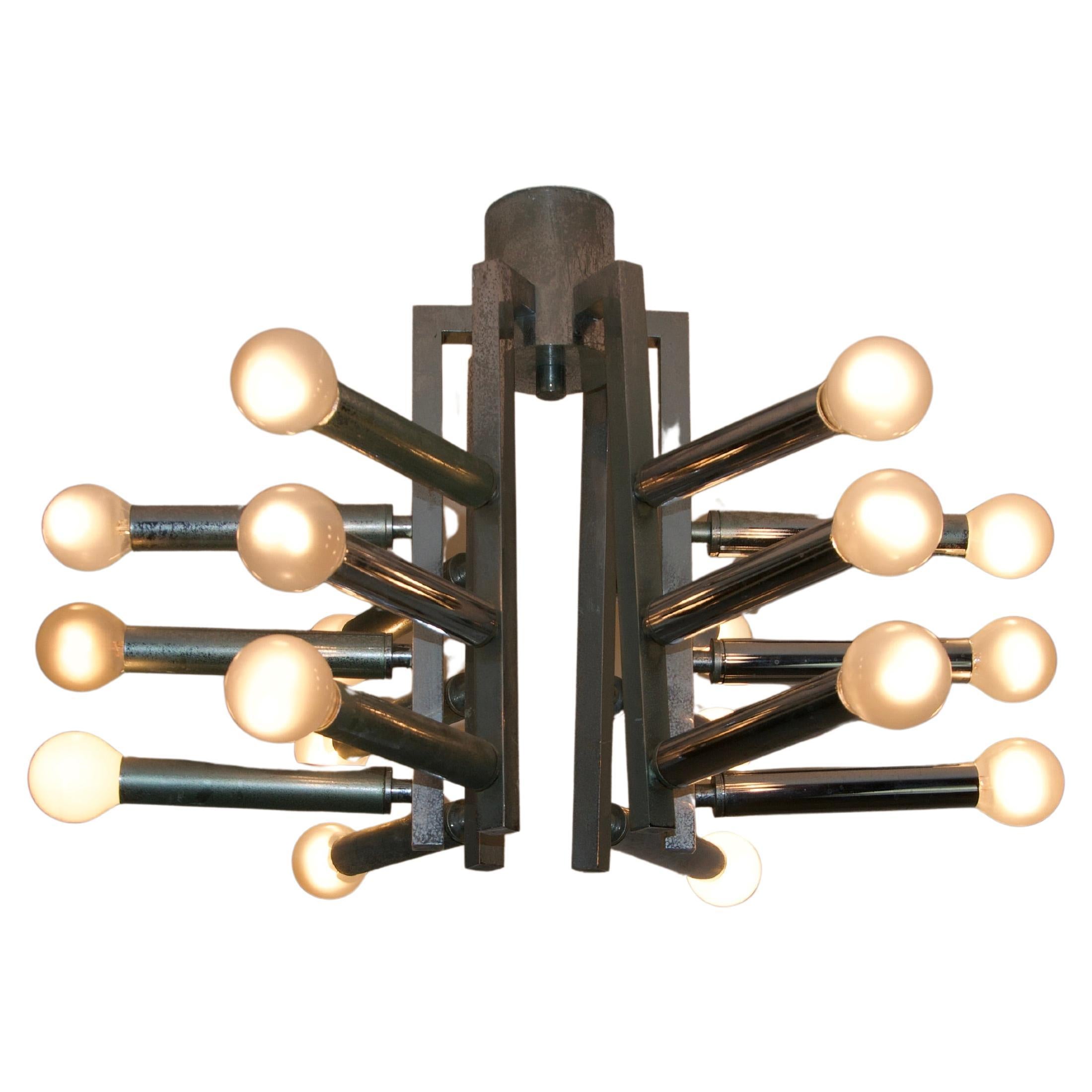 Lámpara de techo cromada by Cosack, 1970s en venta