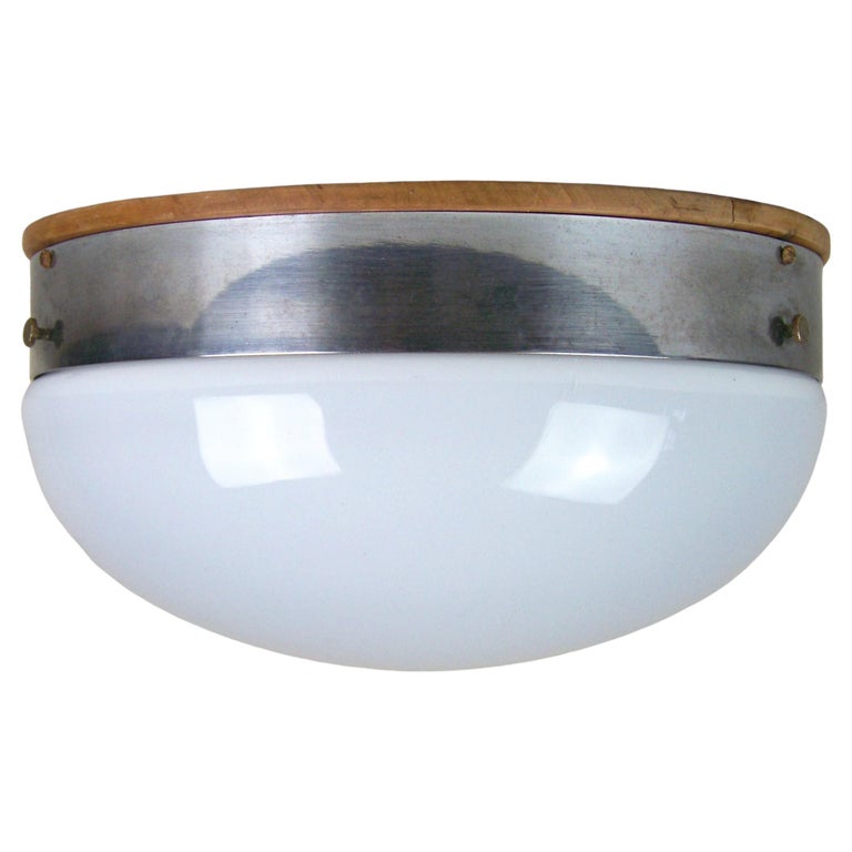 Chrome Ceiling Lamp, Functionalism For Sale at 1stDibs