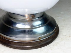 Chrome ceiling light, Art-deco, 1930s