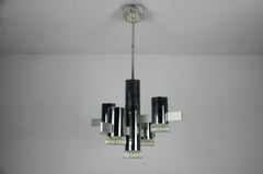 Chrome Chandelier by Gaetano Sciolari, Italy, 1960s