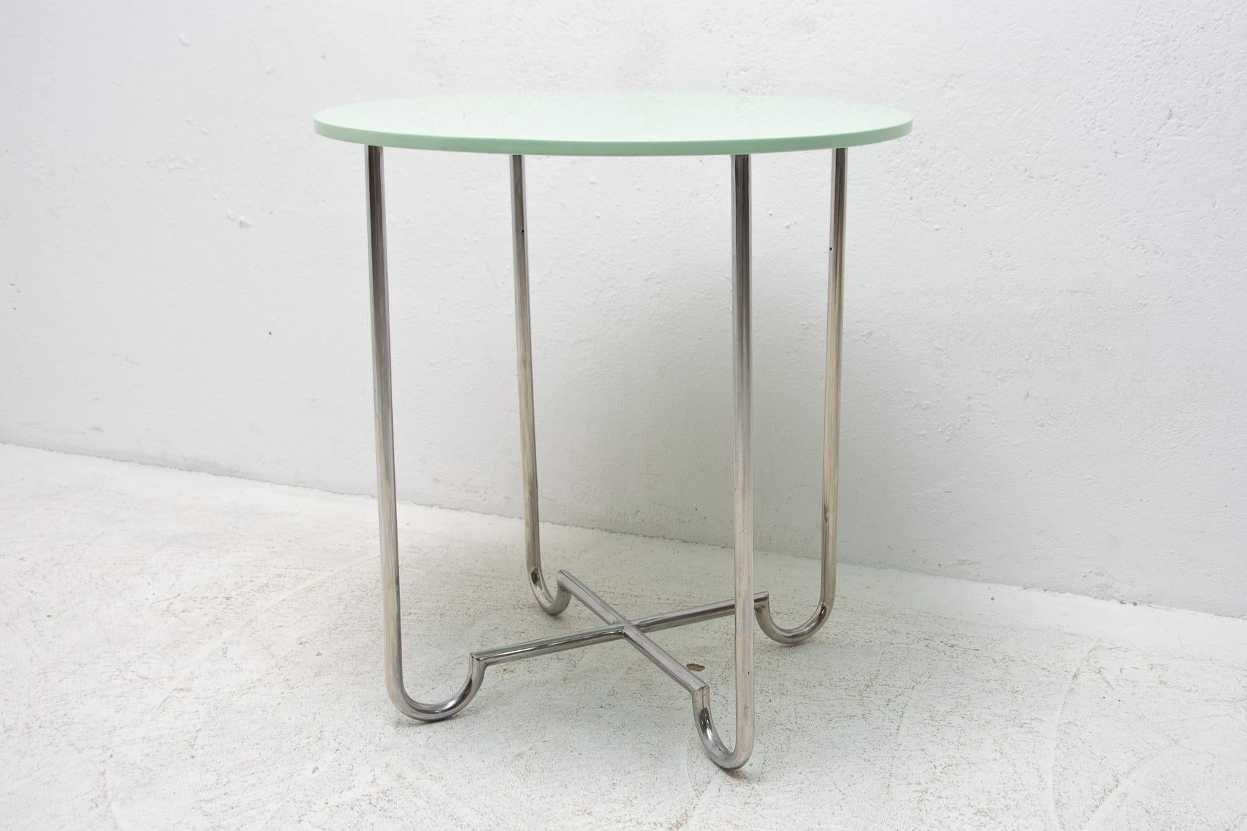 Bauhaus Chrome Coffee Table by Hynek Gottwald, 1930´s, Bohemia For Sale