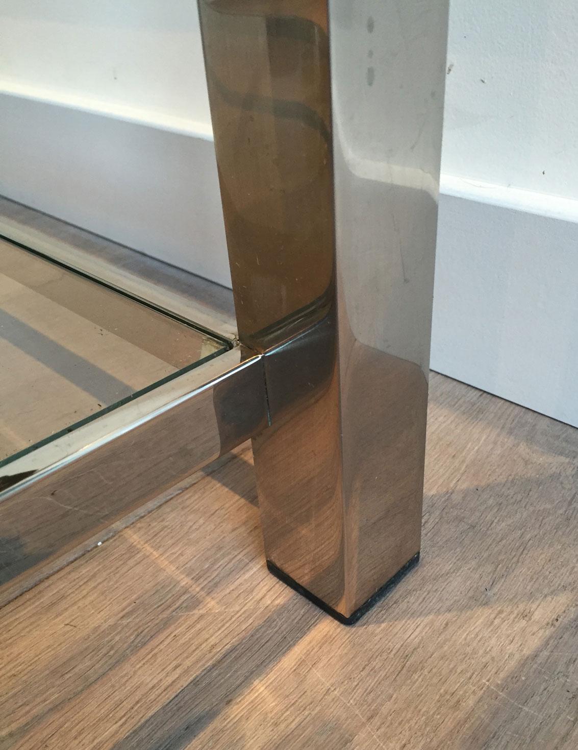 Chrome coffee table For Sale 5