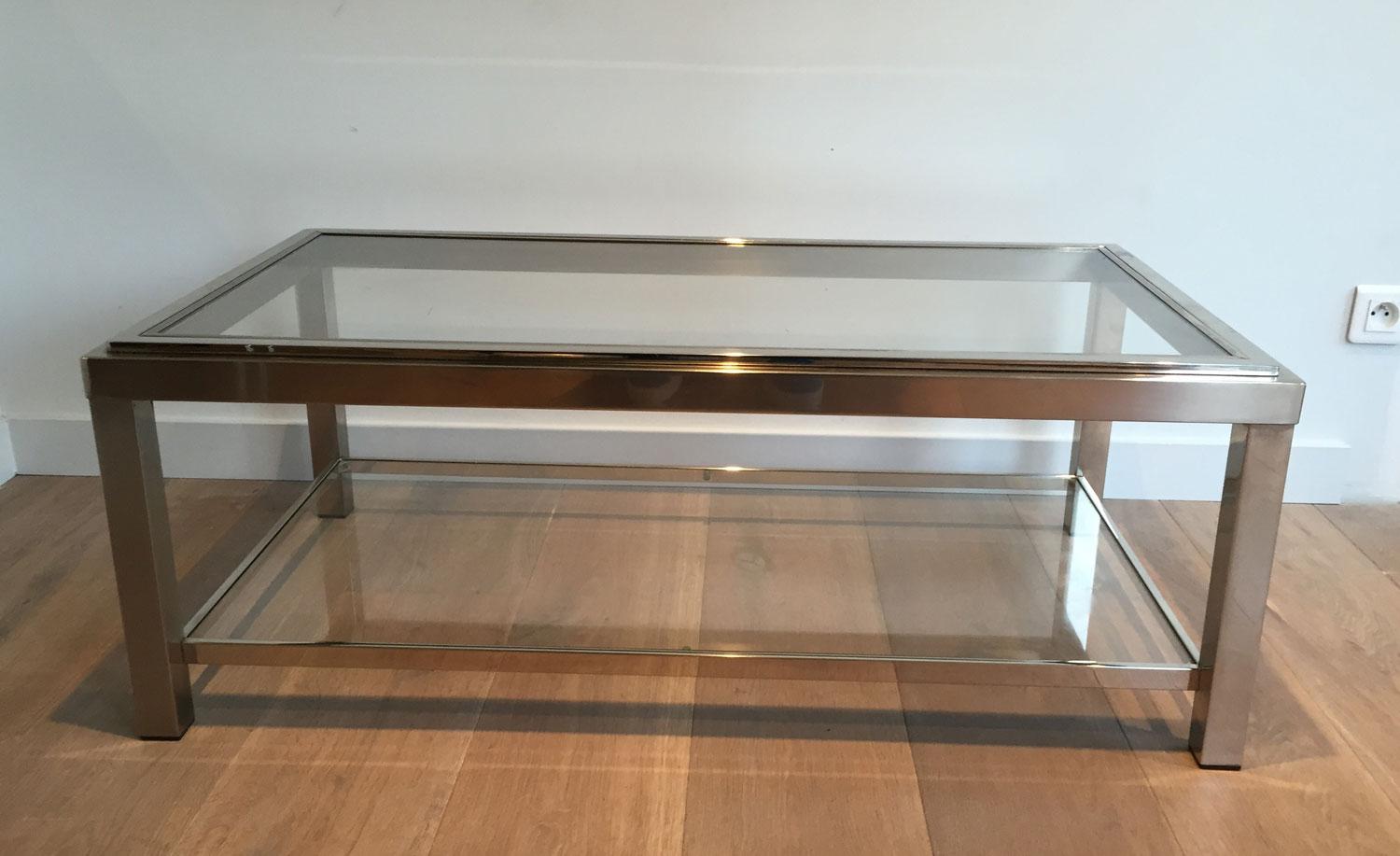 Chrome coffee table For Sale 6