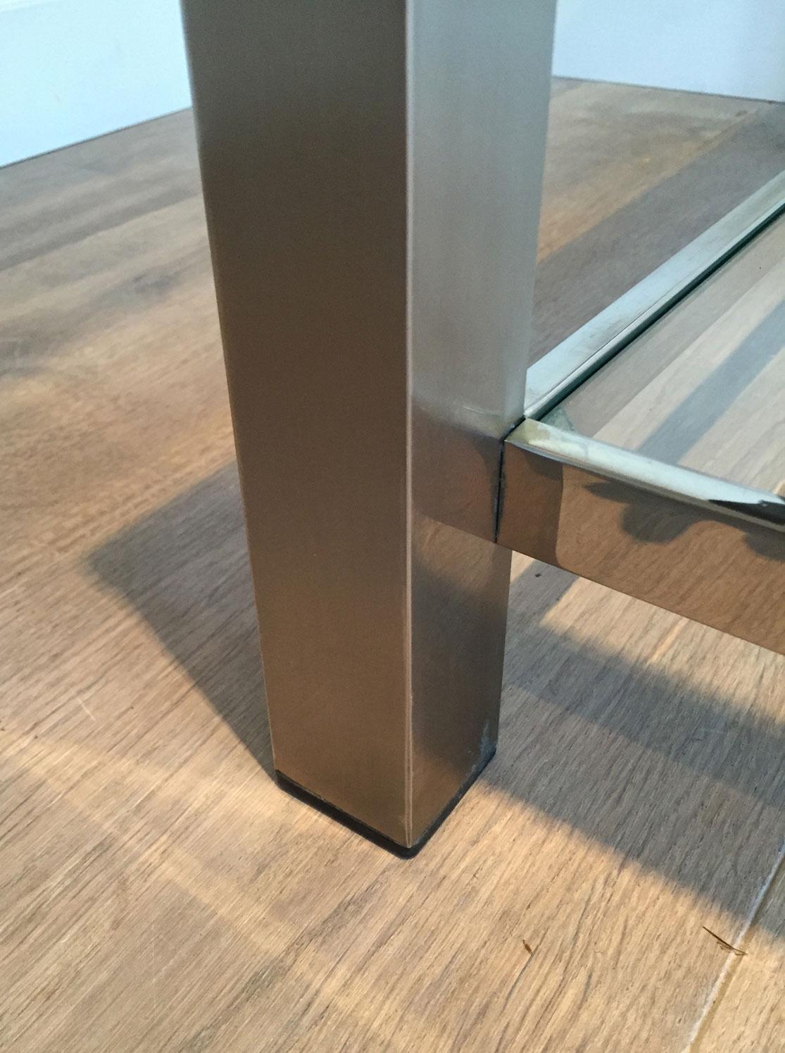 Chrome coffee table For Sale 1