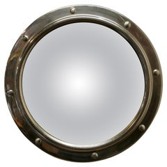 Chrome Convex Wall Mirror