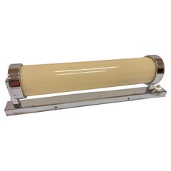 Chrome design Bauhaus Wall Lamp, 1930s - Czechoslovakia