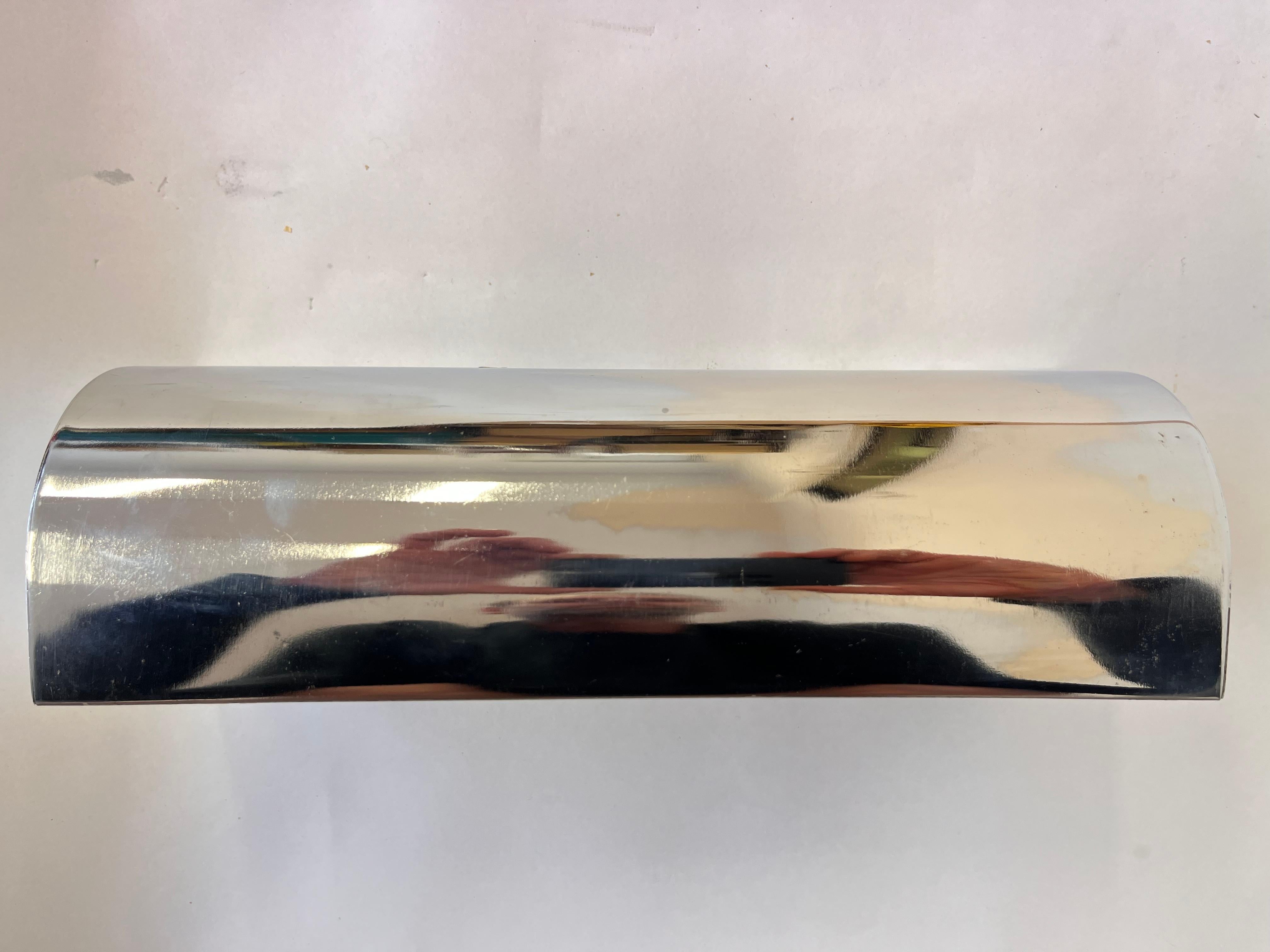 Lámpara de pared Bauhaus de diseño cromado de Napako, años 30 - Checoslovaquia en venta 2