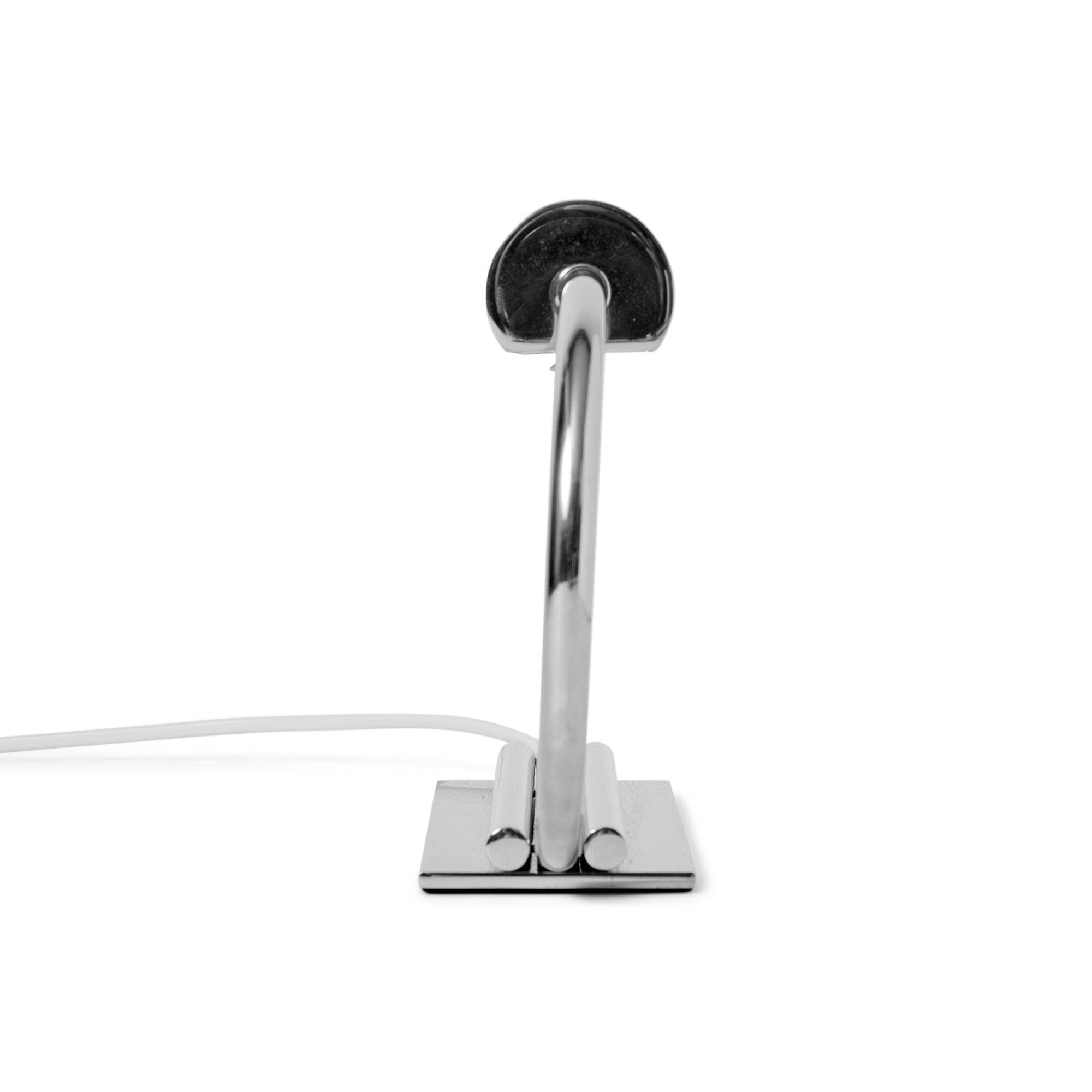 American Chrome Desk Lamp by Gilbert Rohde for Mutual Sunset Lamp Company, 1933 For Sale