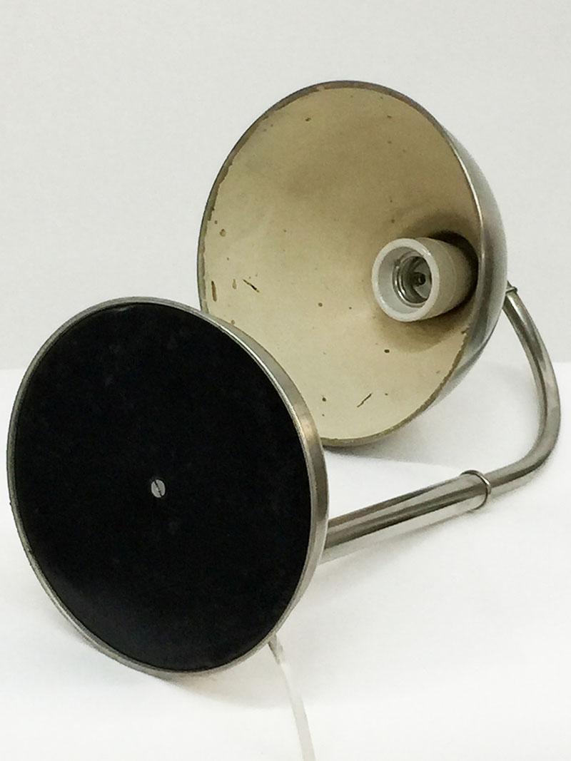 Lampe de bureau chromée avec abat-jour réglable, années 1930 en vente 2