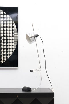 Chrome Desk Lamp with Counterweight, Italy 1970s
