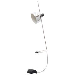 Schreibtischlampe aus Chrom mit Gegengewicht, Italien 1970er Jahre