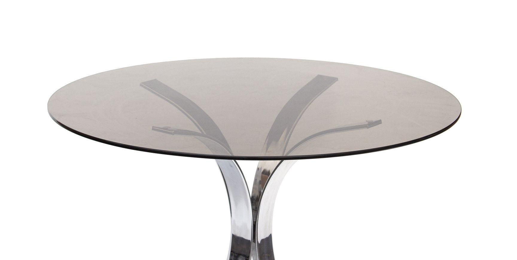 American Chrome Dining Table by Osvaldo Borsani for Stow & Davis For Sale