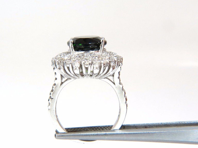 18kt African Amethyst & Chrome Diopside Ring with .42pts Dia RZ1476