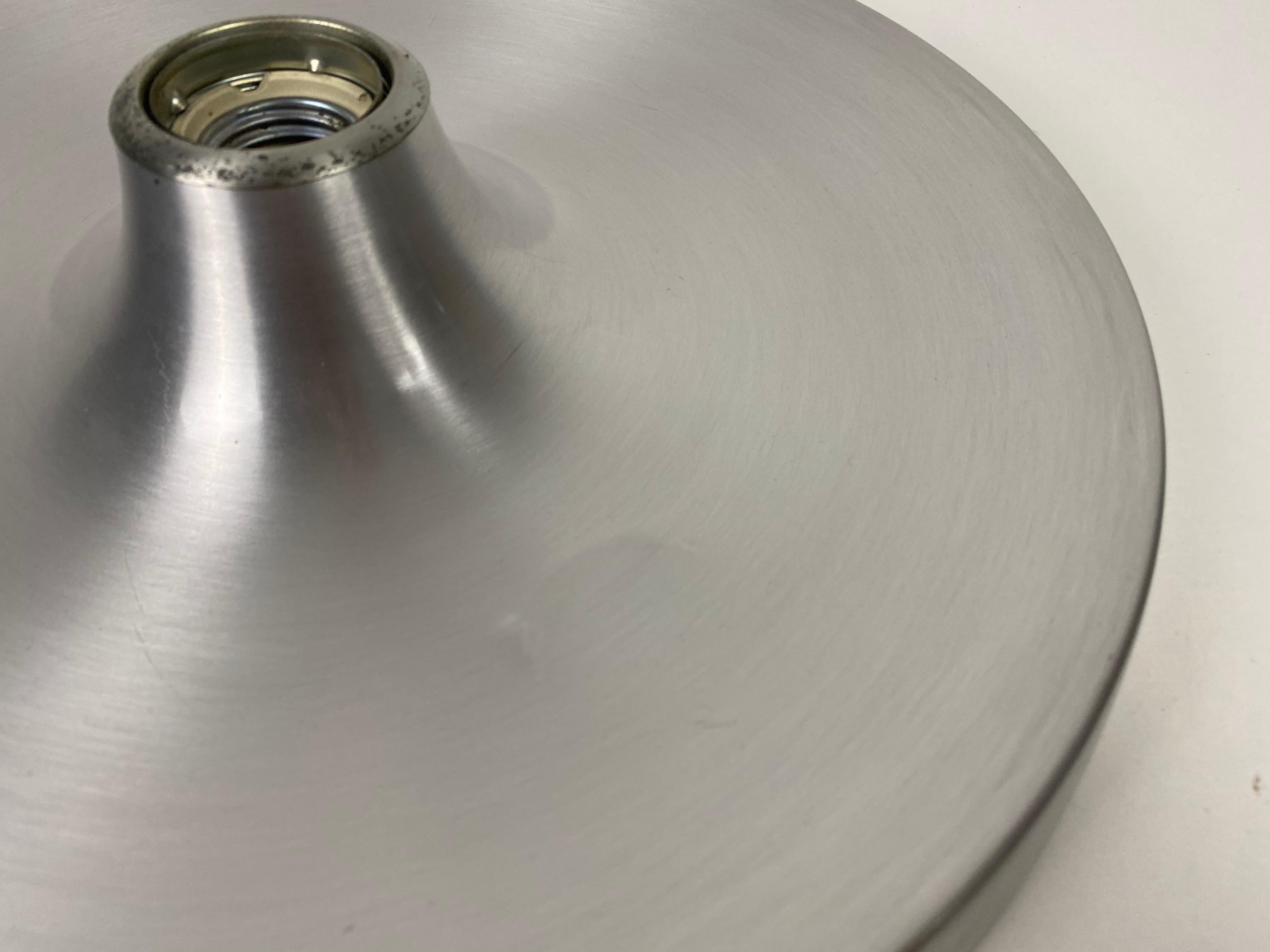 German Chrome Disc Shape Wall Lamp or Flush Mount by Cosack, 1960s